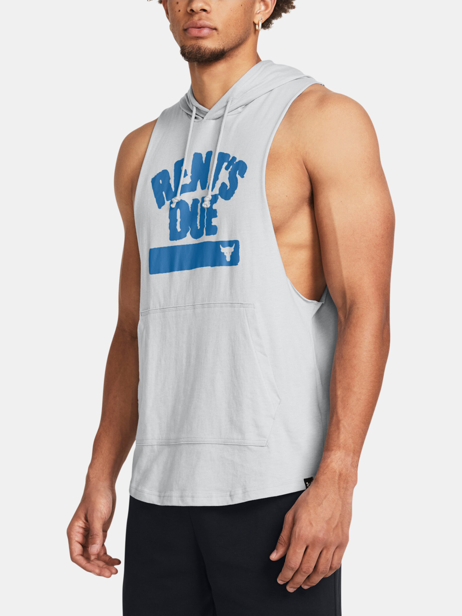 Under Armour UA Project Rock Rents Due SL HD Grey Men's Tank Top
