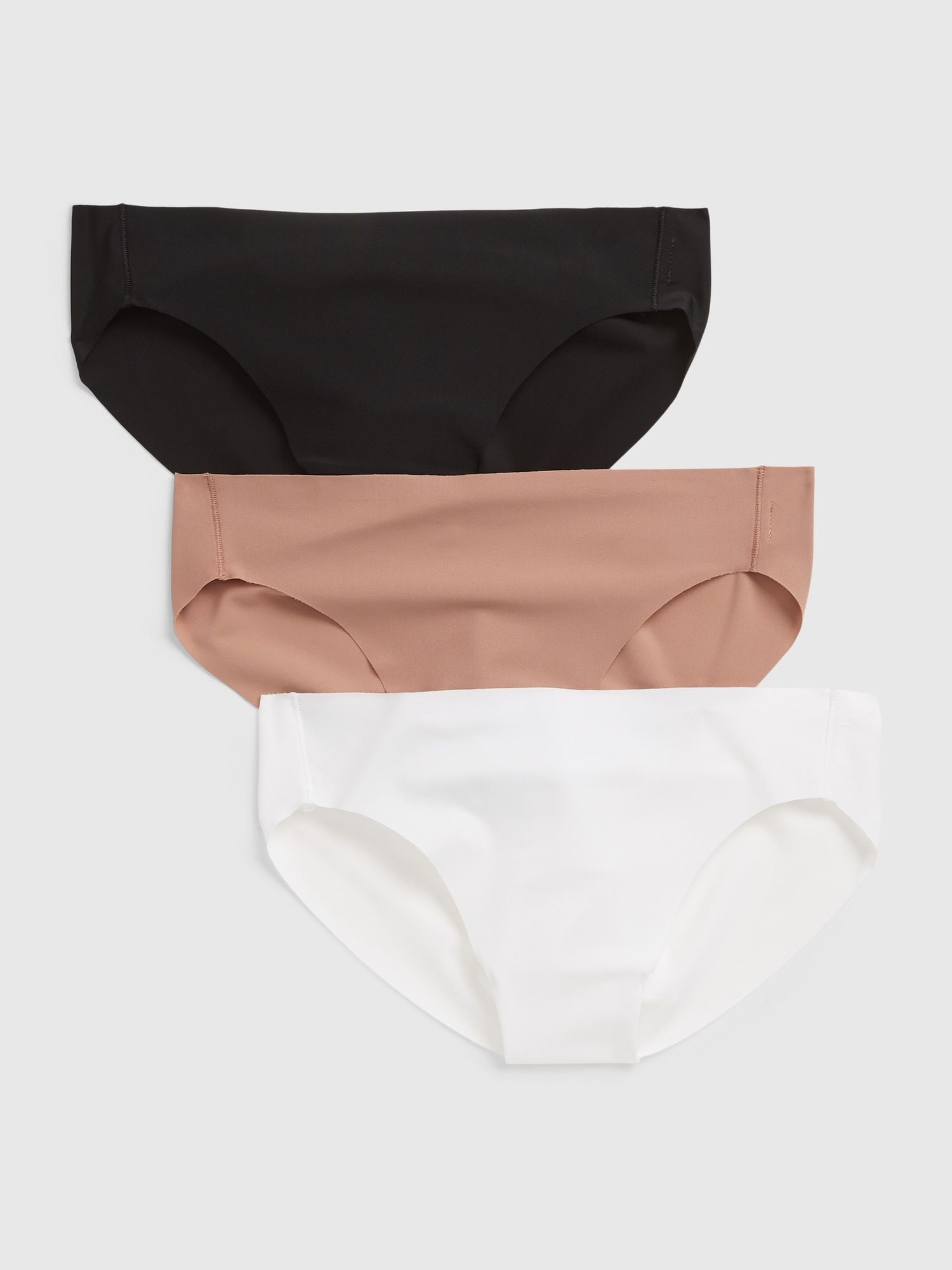 GAP Colorful Women's No-show Bikini Panties, 3pcs