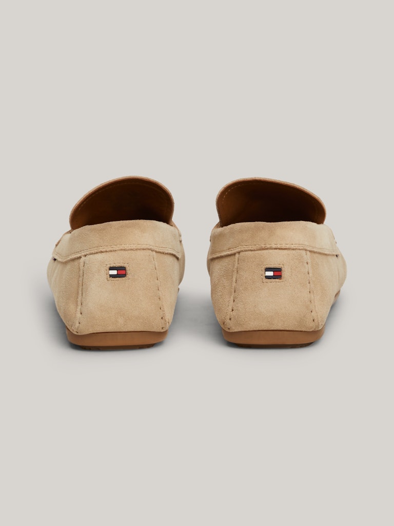 Beige men&#039;s suede loafers Tommy Hilfiger