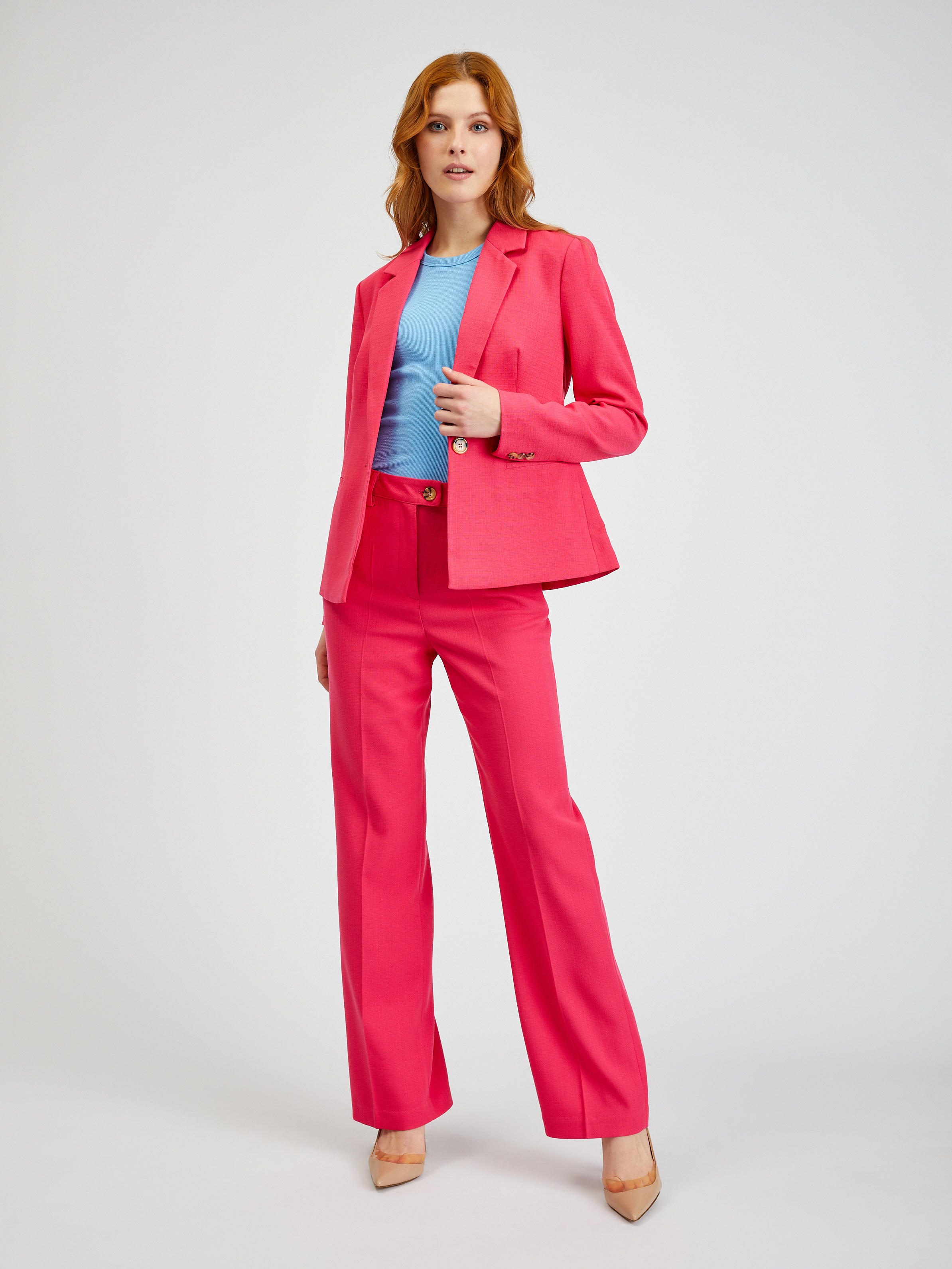 Sacouri si blazere pentru femei ORSAY - roz inchis