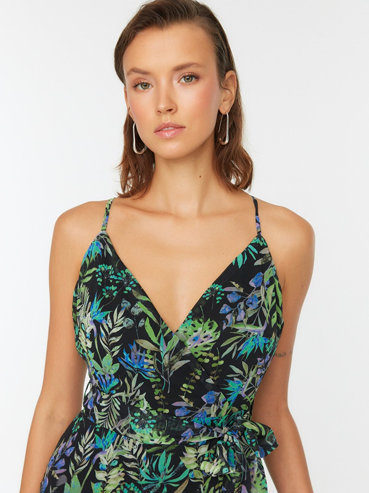 Rochii de vara si de plaja pentru femei Trendyol - verde