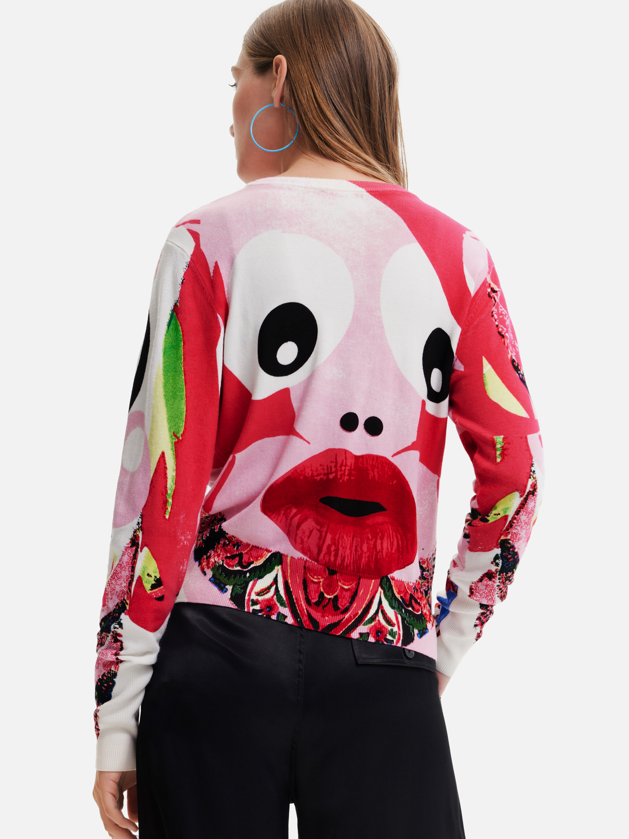 Pulovere pentru femei Desigual - roz, rosu