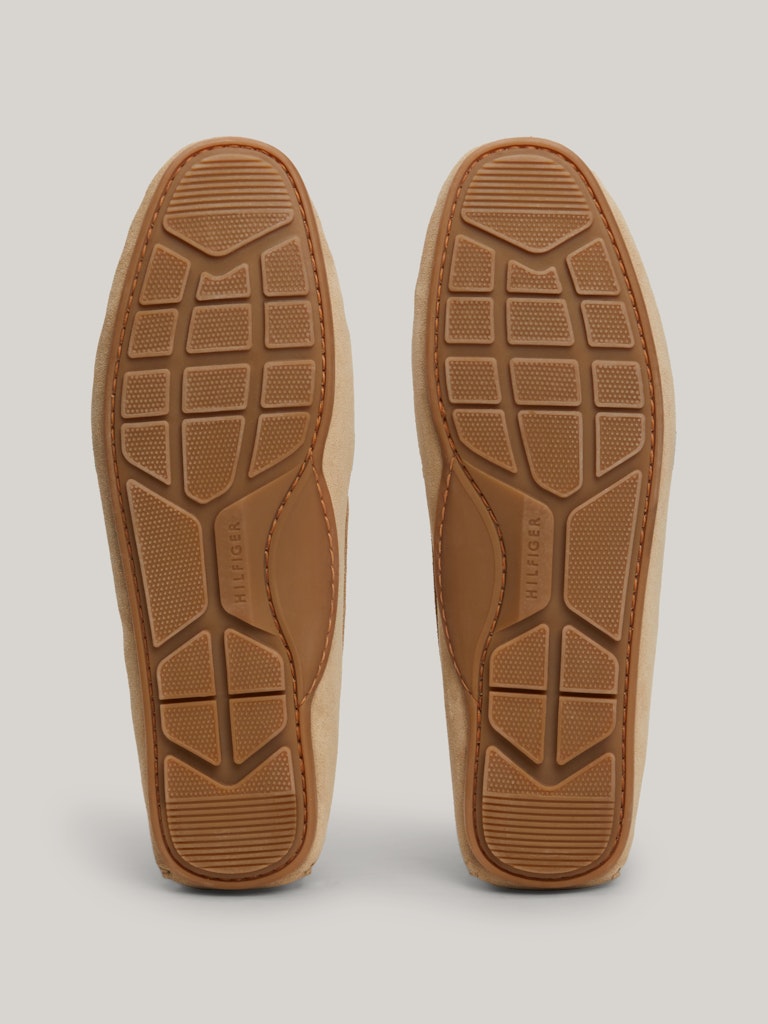 Beige men&#039;s suede loafers Tommy Hilfiger