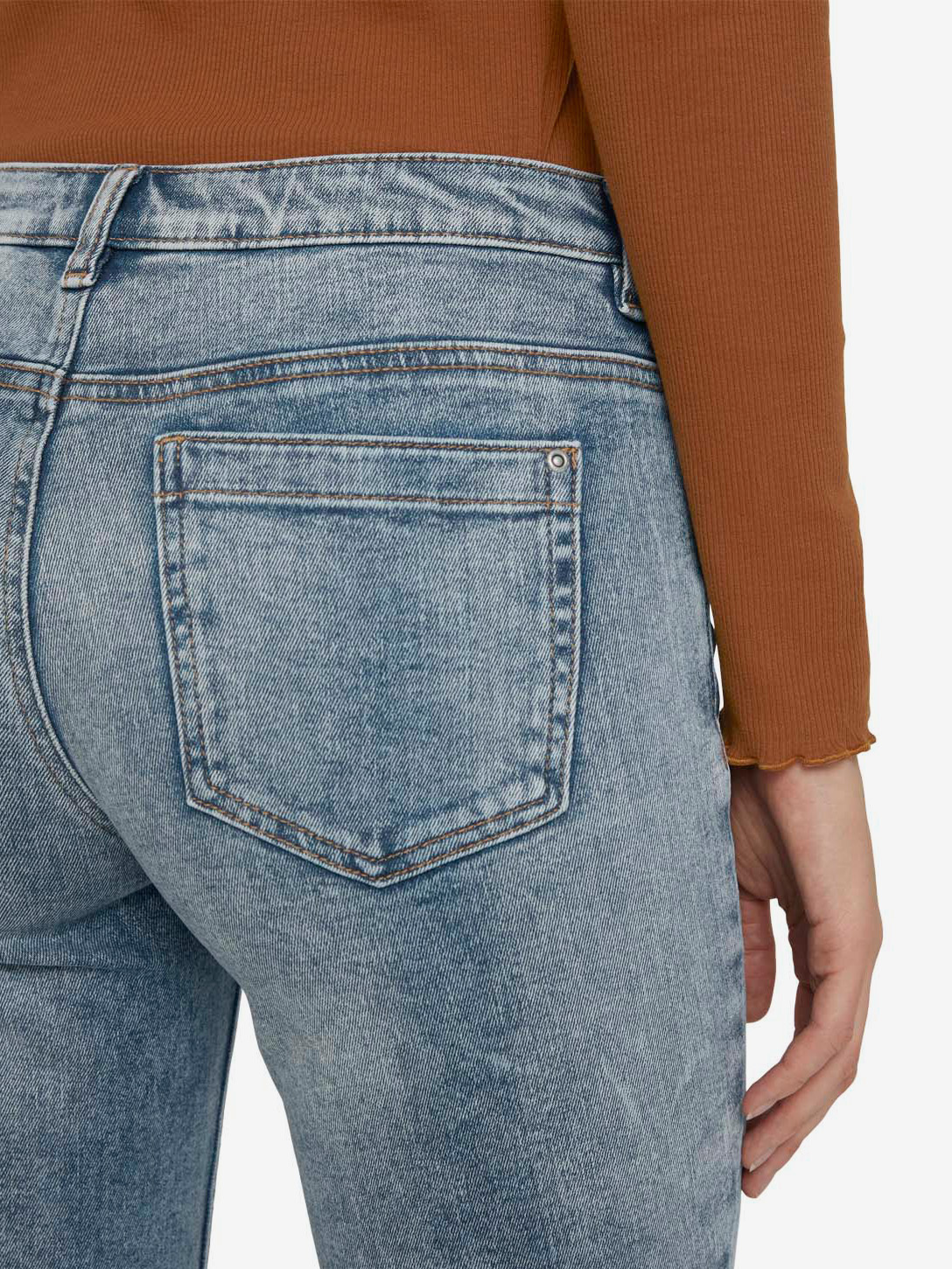 Slim fit pentru femei Tom Tailor - albastru