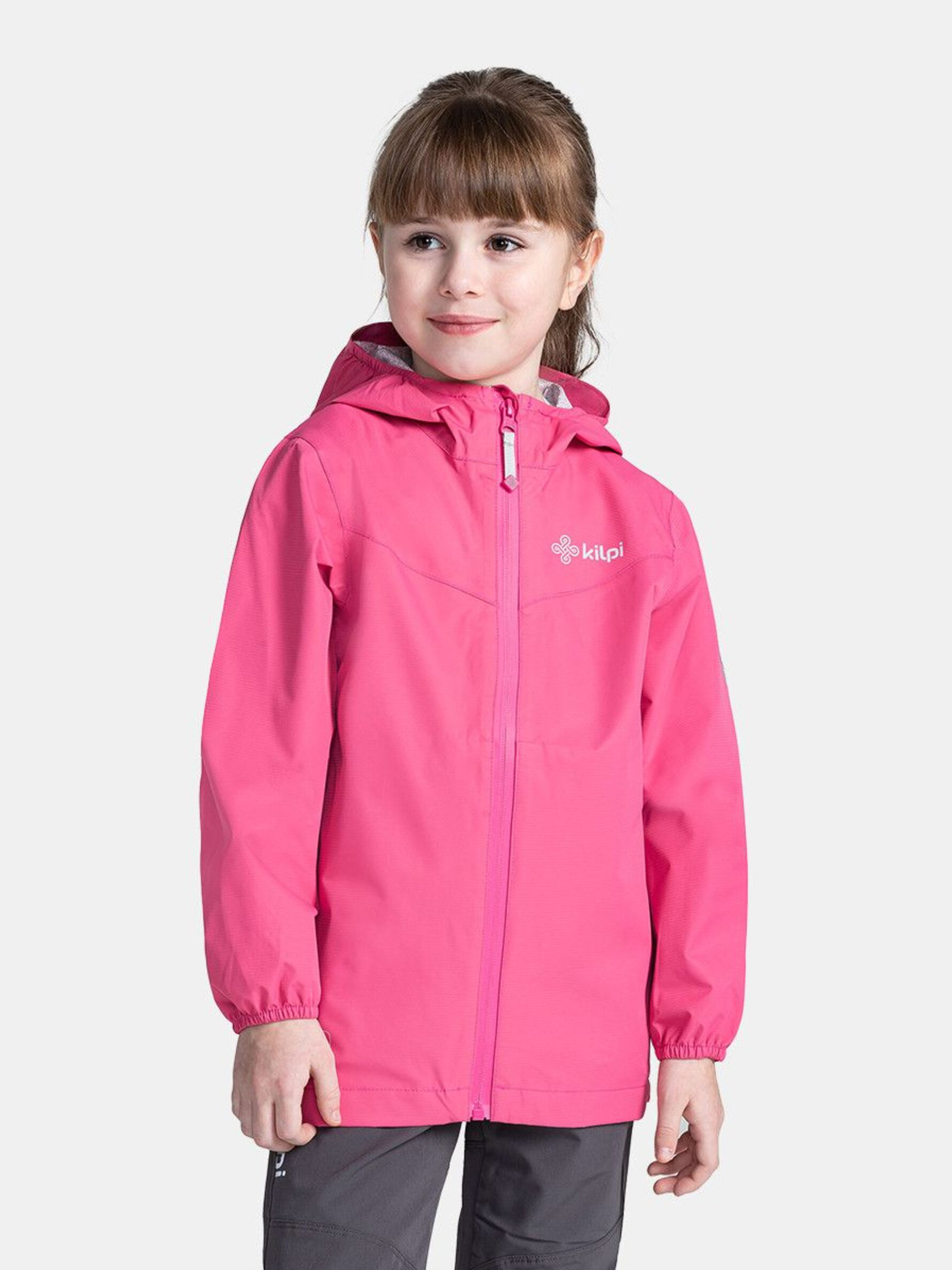 Růžová holčičí nepromokavá bunda Kilpi Damiri