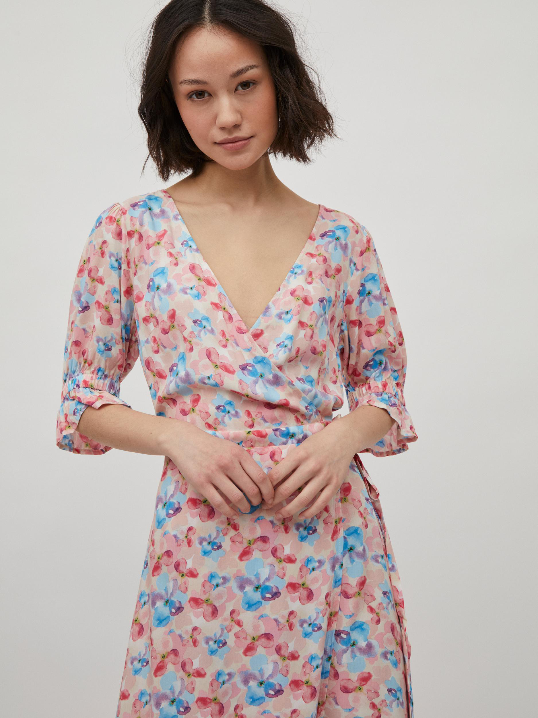 Rochii casual pentru femei VILA - roz deschis