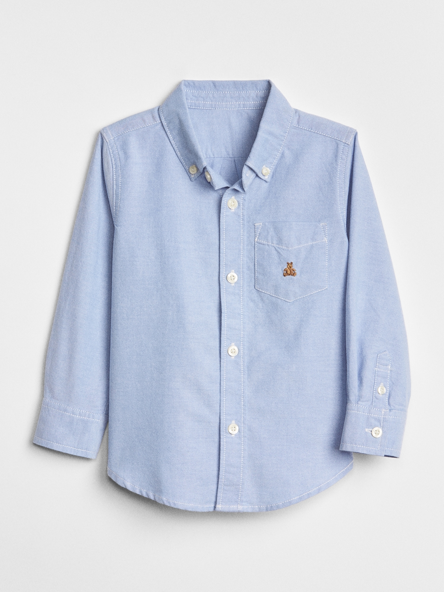 Gap Modrá KlučIčí DěTská KošIle Oxford Button-Down-image