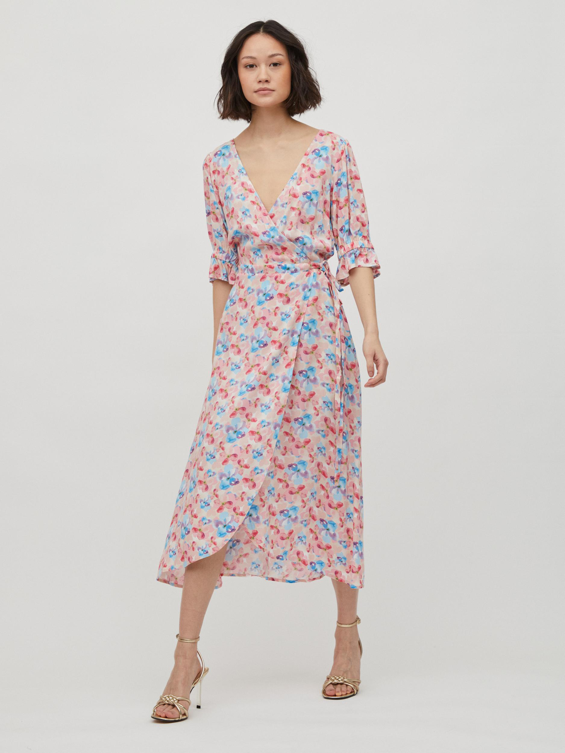 Rochii casual pentru femei VILA - roz deschis