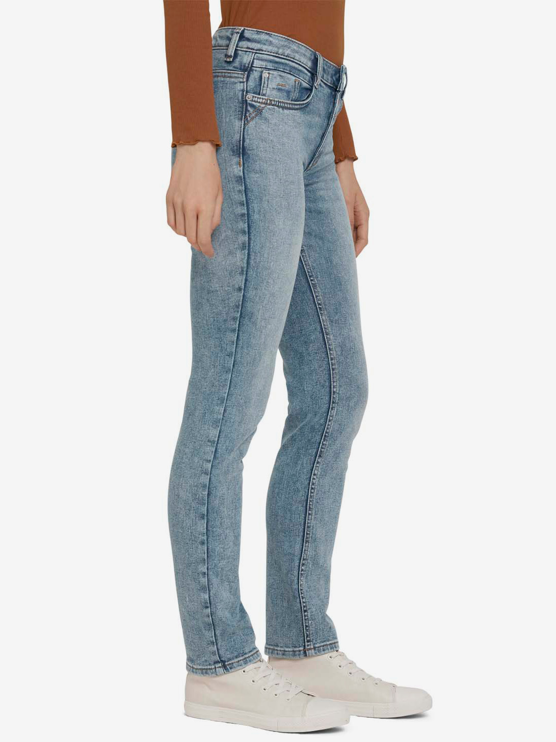 Slim fit pentru femei Tom Tailor - albastru