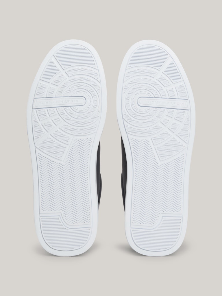 Black men's leather sneakers Tommy Hilfiger