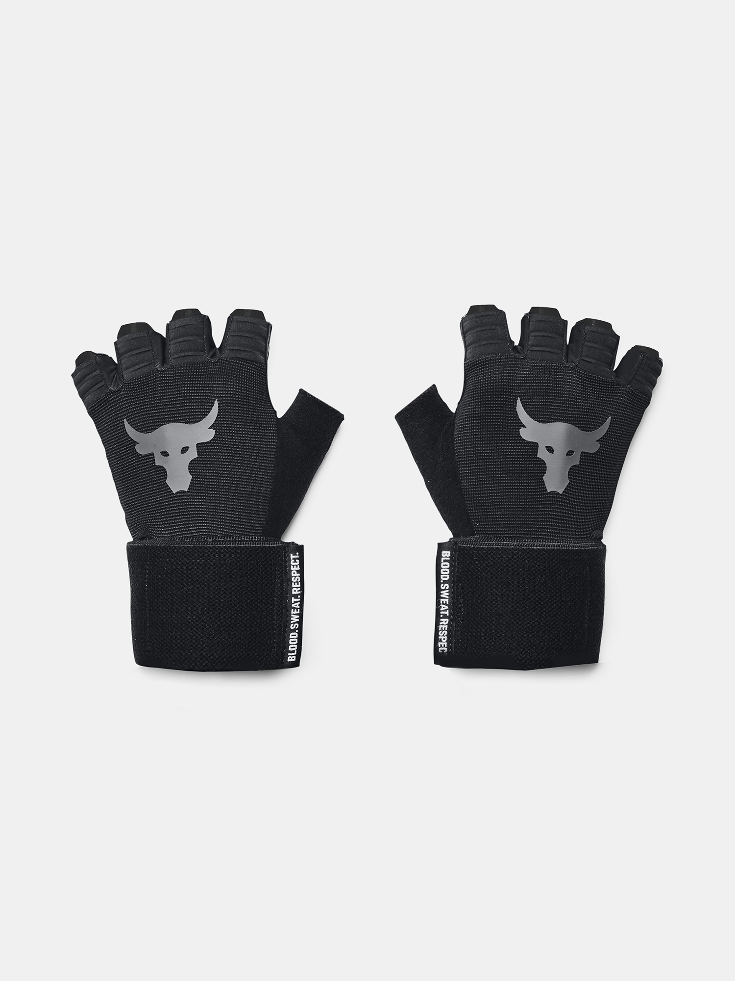 Under Armour UA Project Rock Tréningové čierne rukavice