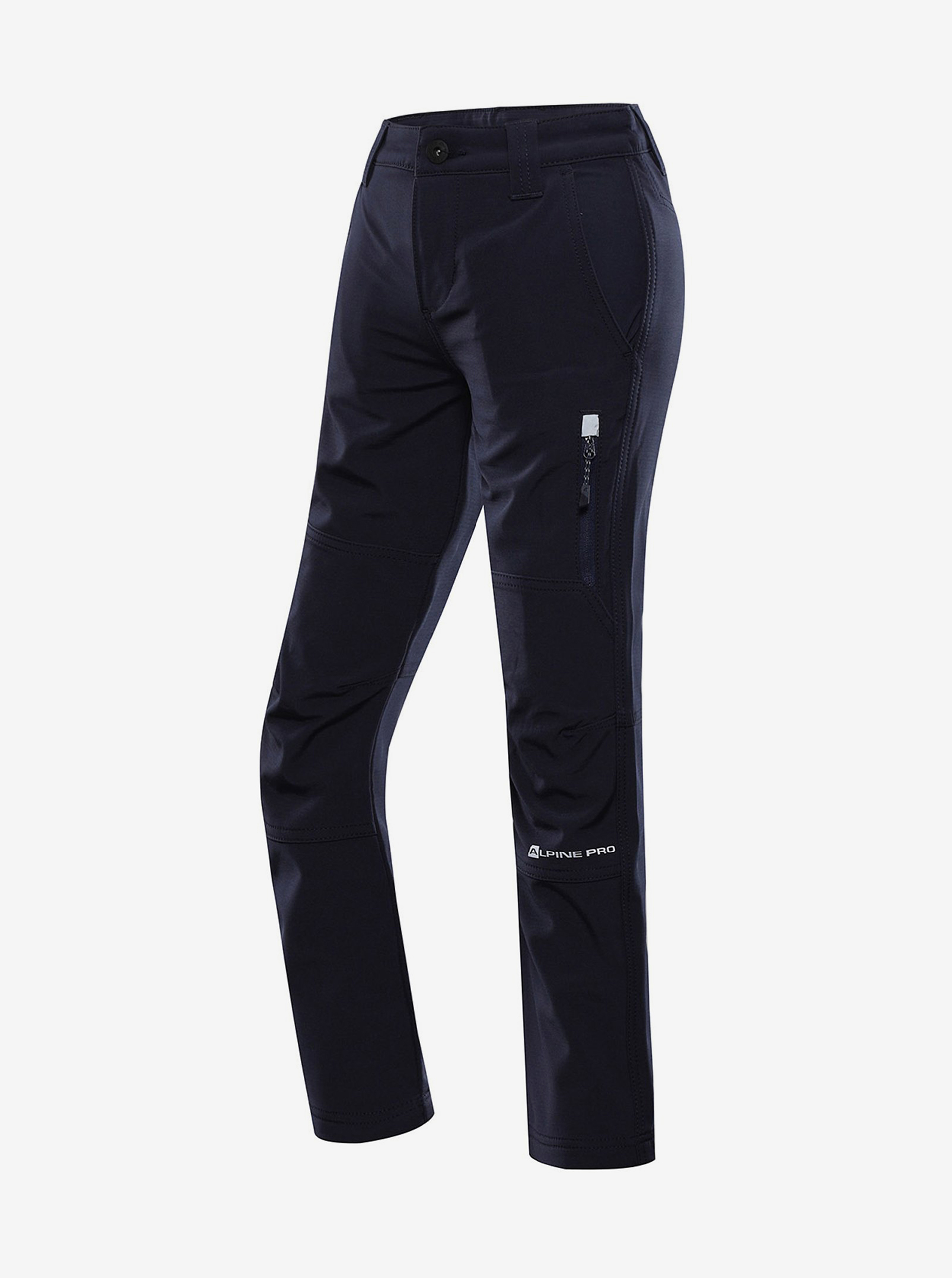 Children's softshell pants ALPINE PRO SHINARO blue