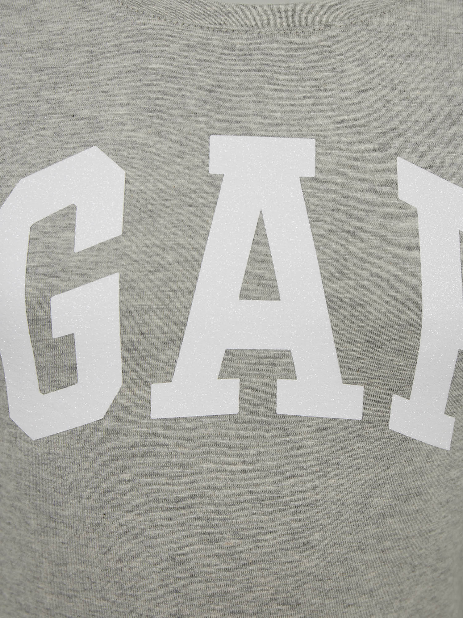 Šedé dievčenské tričko s logom GAP