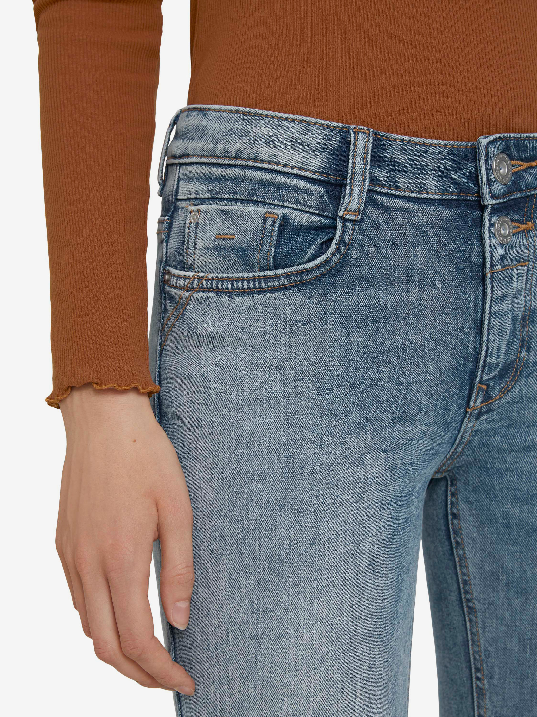 Slim fit pentru femei Tom Tailor - albastru