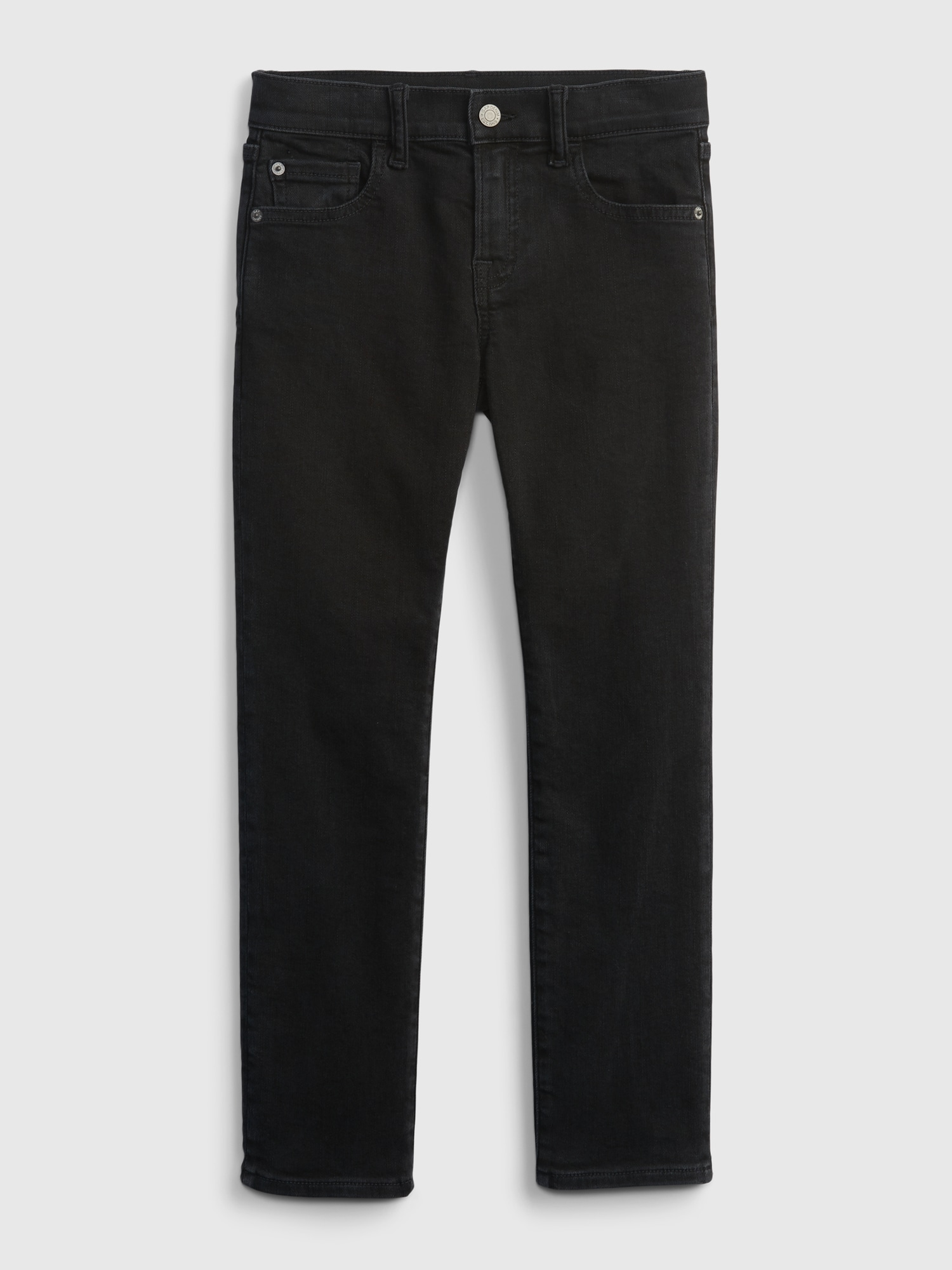 GAP Black Boys' Slim Soft Wearr Jeans With Washwell