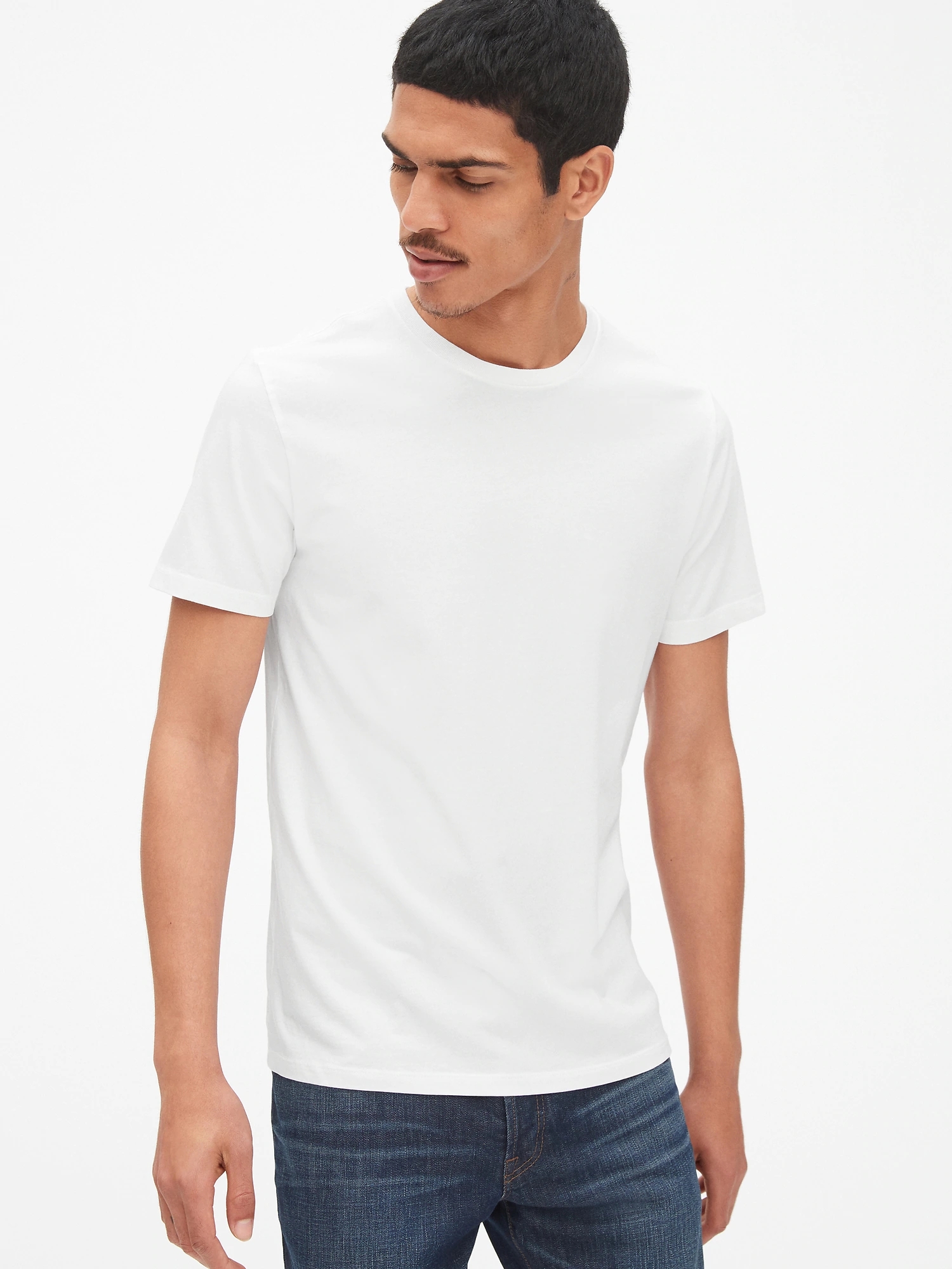 White men's T-shirt GAP