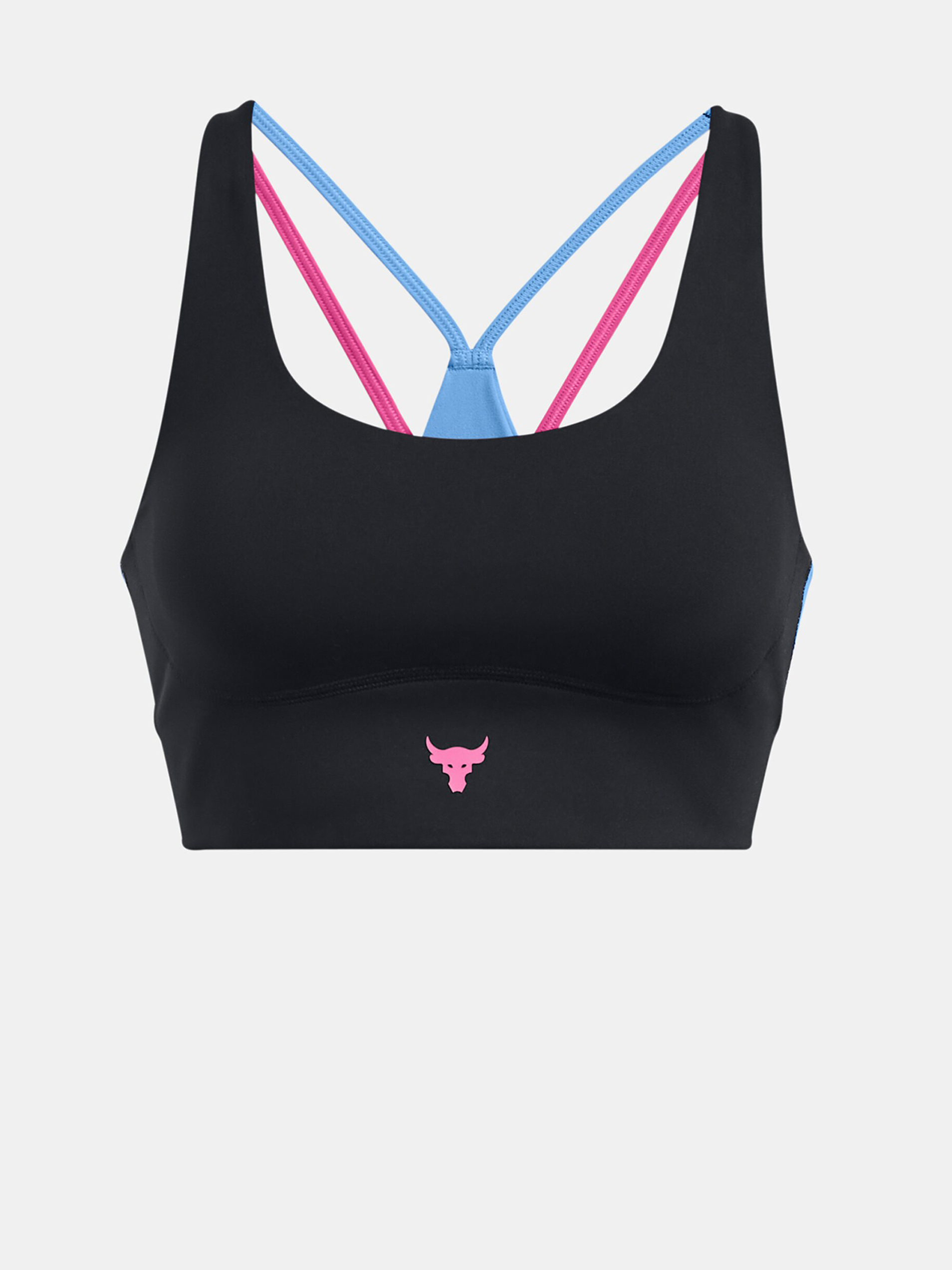 Černá dámská sportovní podprsenka Under Armour Project Rock LG Grind Sportlette