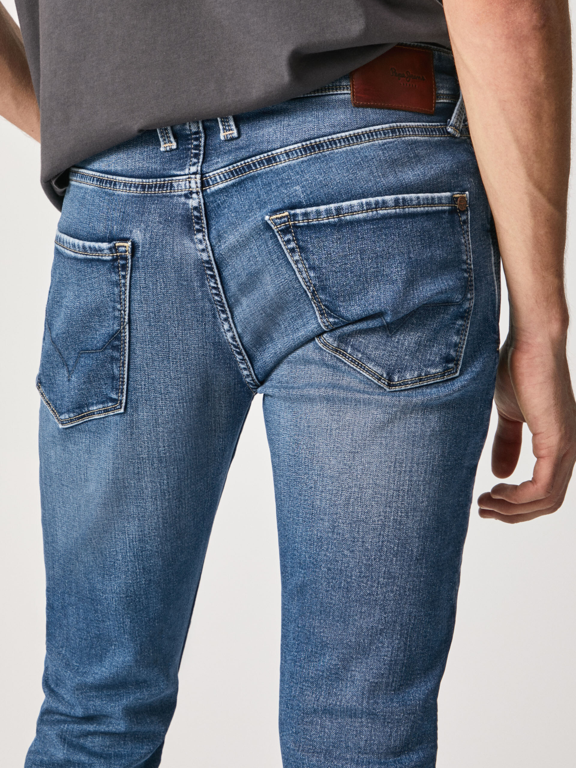 Slim fit pentru barbati Pepe Jeans - albastru