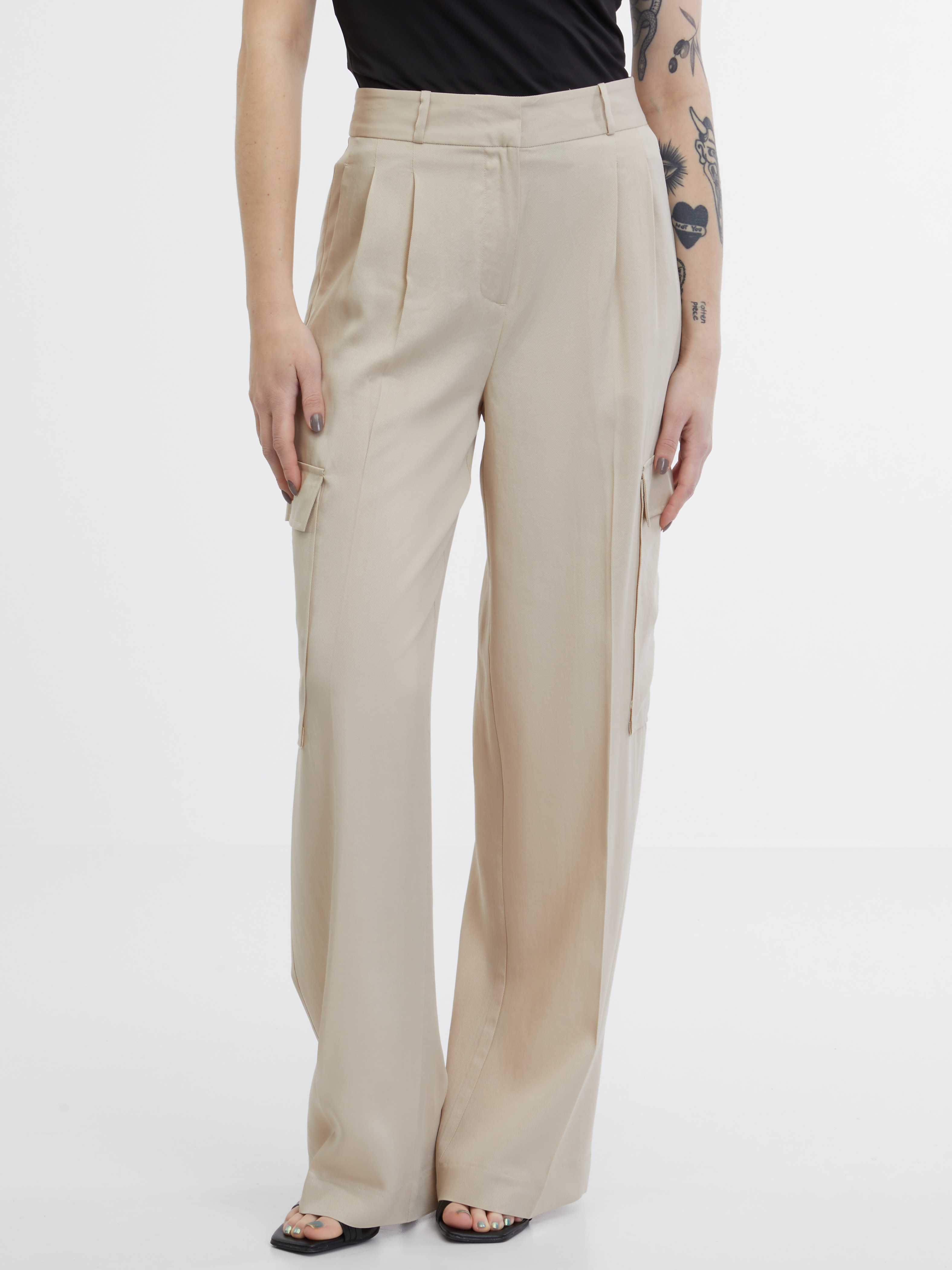 Beige Women's Trousers ORSAY