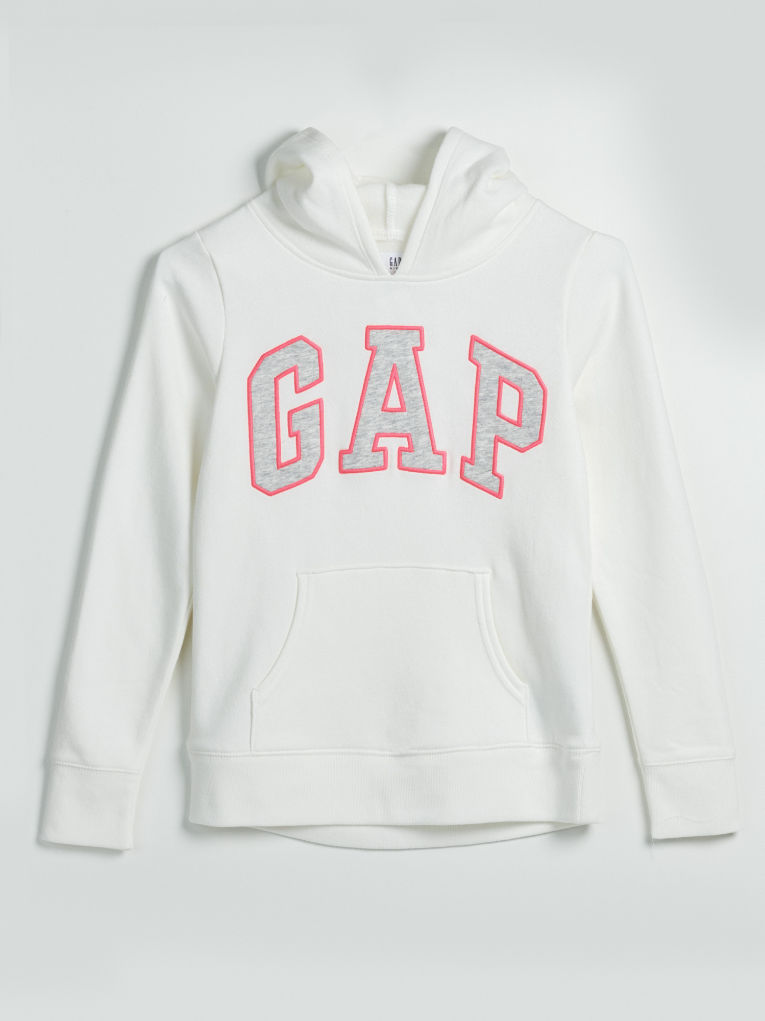 White Girly Sweatshirt With GAP Logo