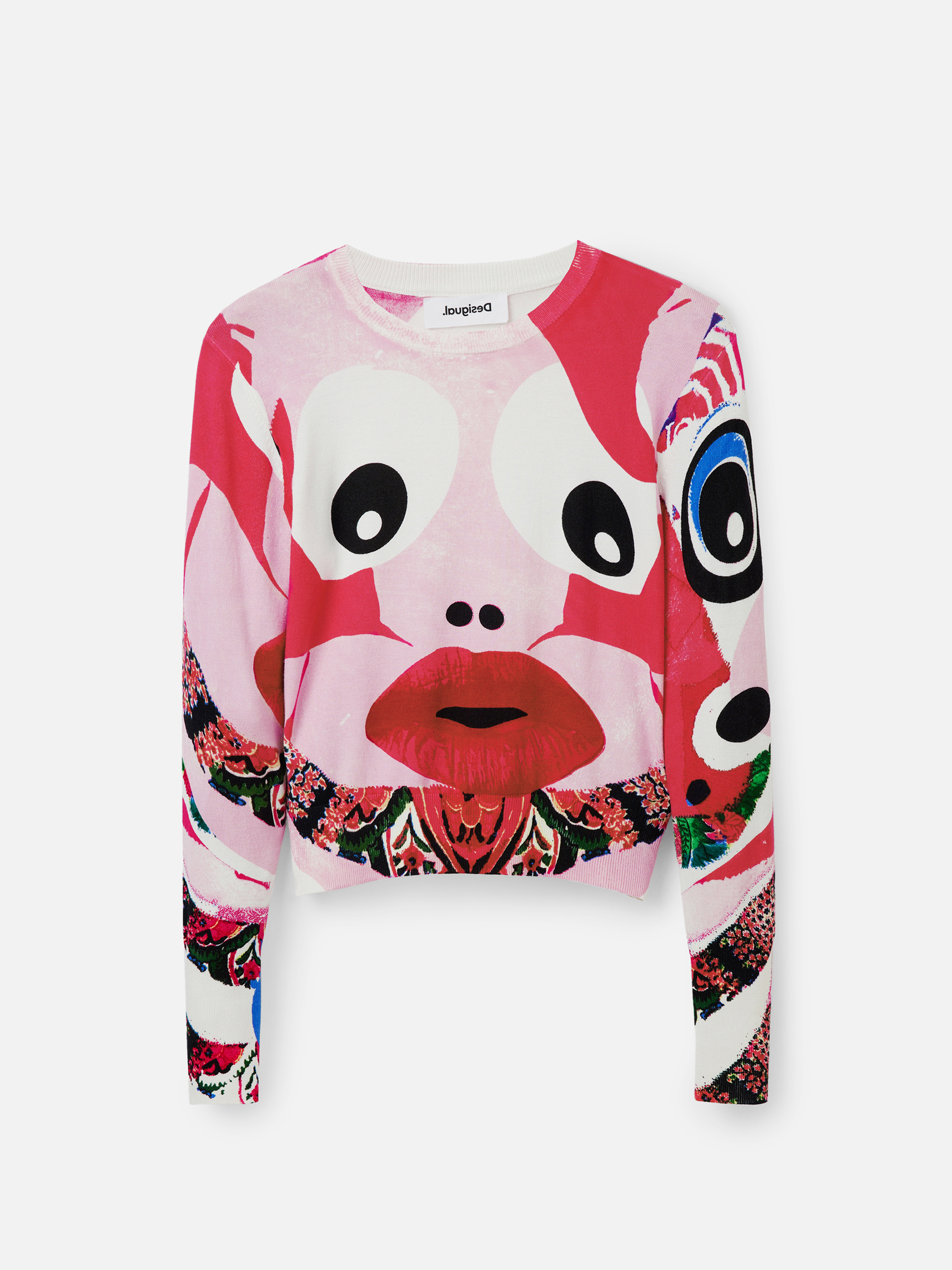 Pulovere pentru femei Desigual - roz, rosu