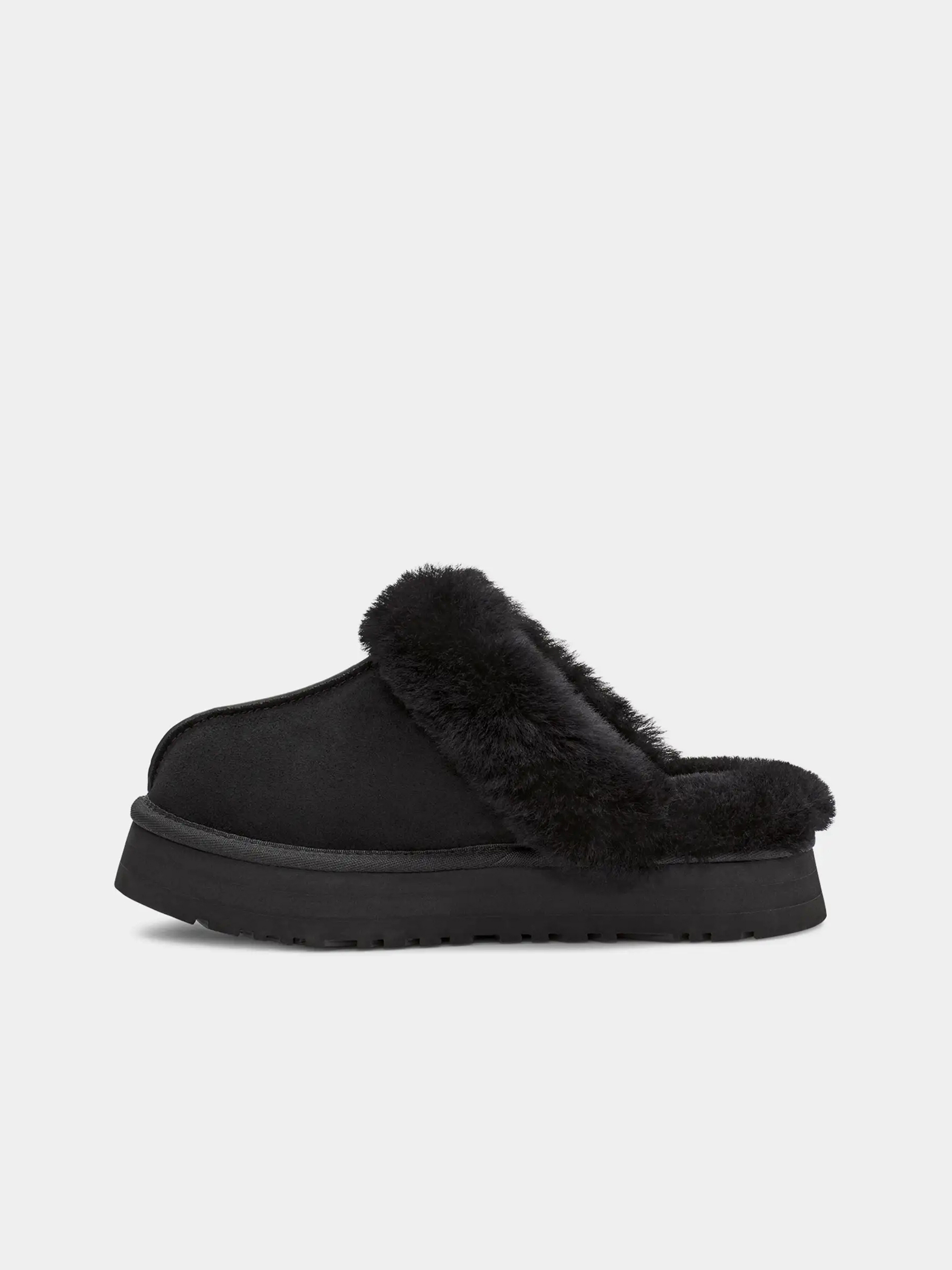 Černé dámské semišové pantofle UGG Disquette