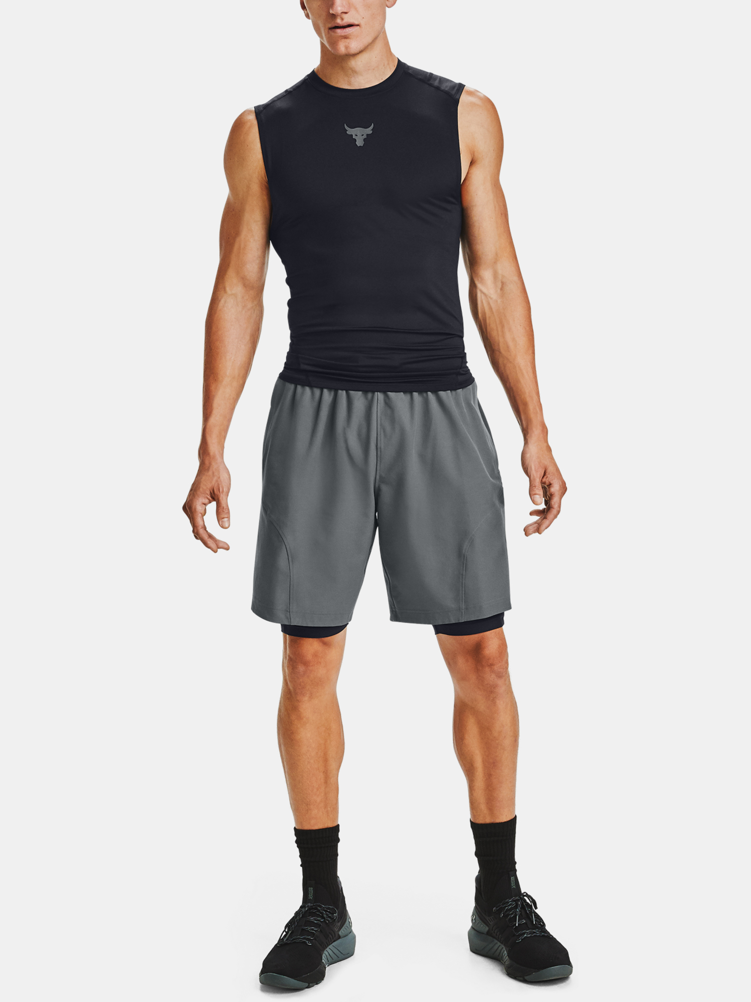 Pantaloni scurti pentru barbati Under Armour - gri