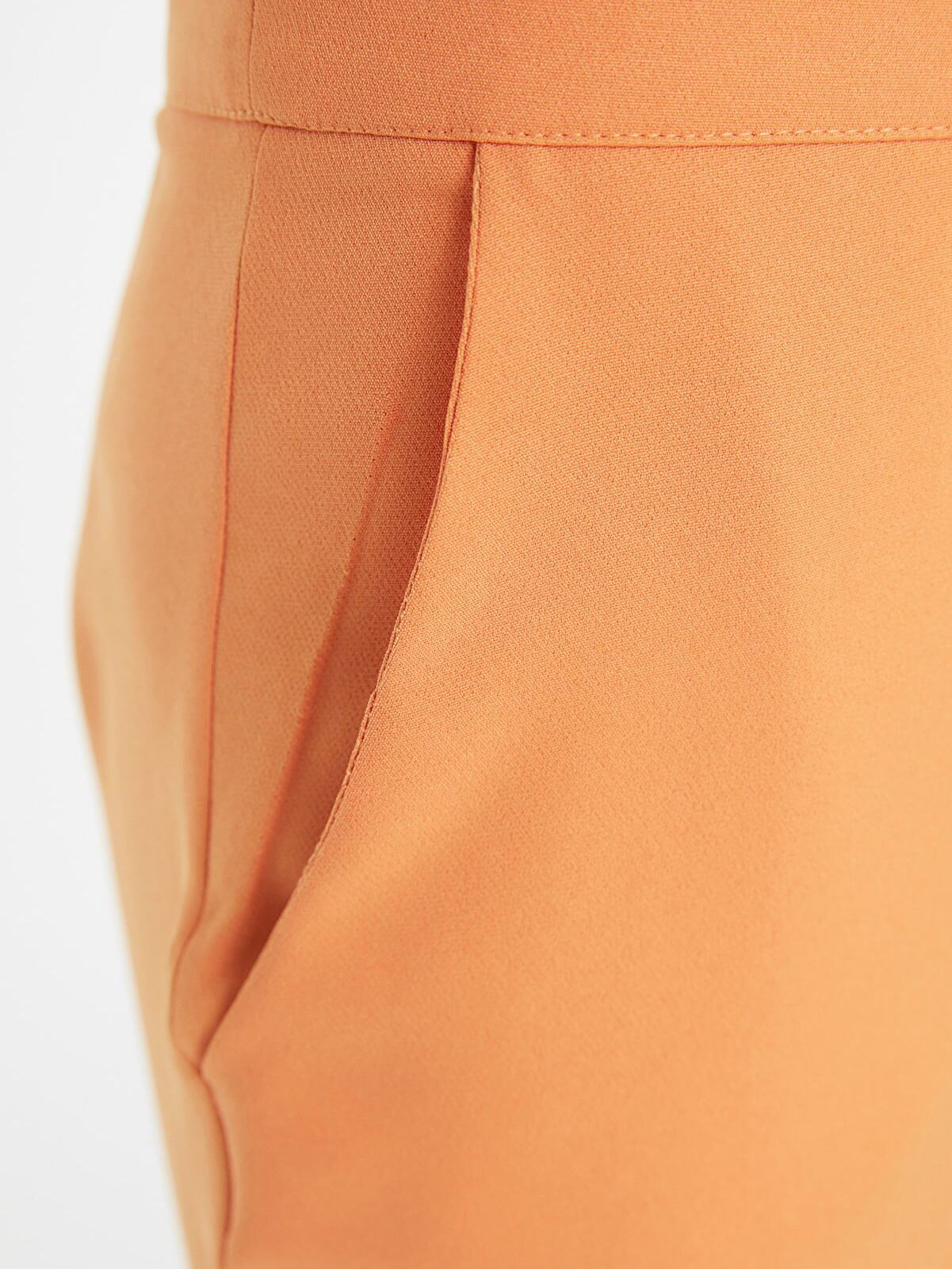 Pantaloni chino pentru femei Trendyol - oranj