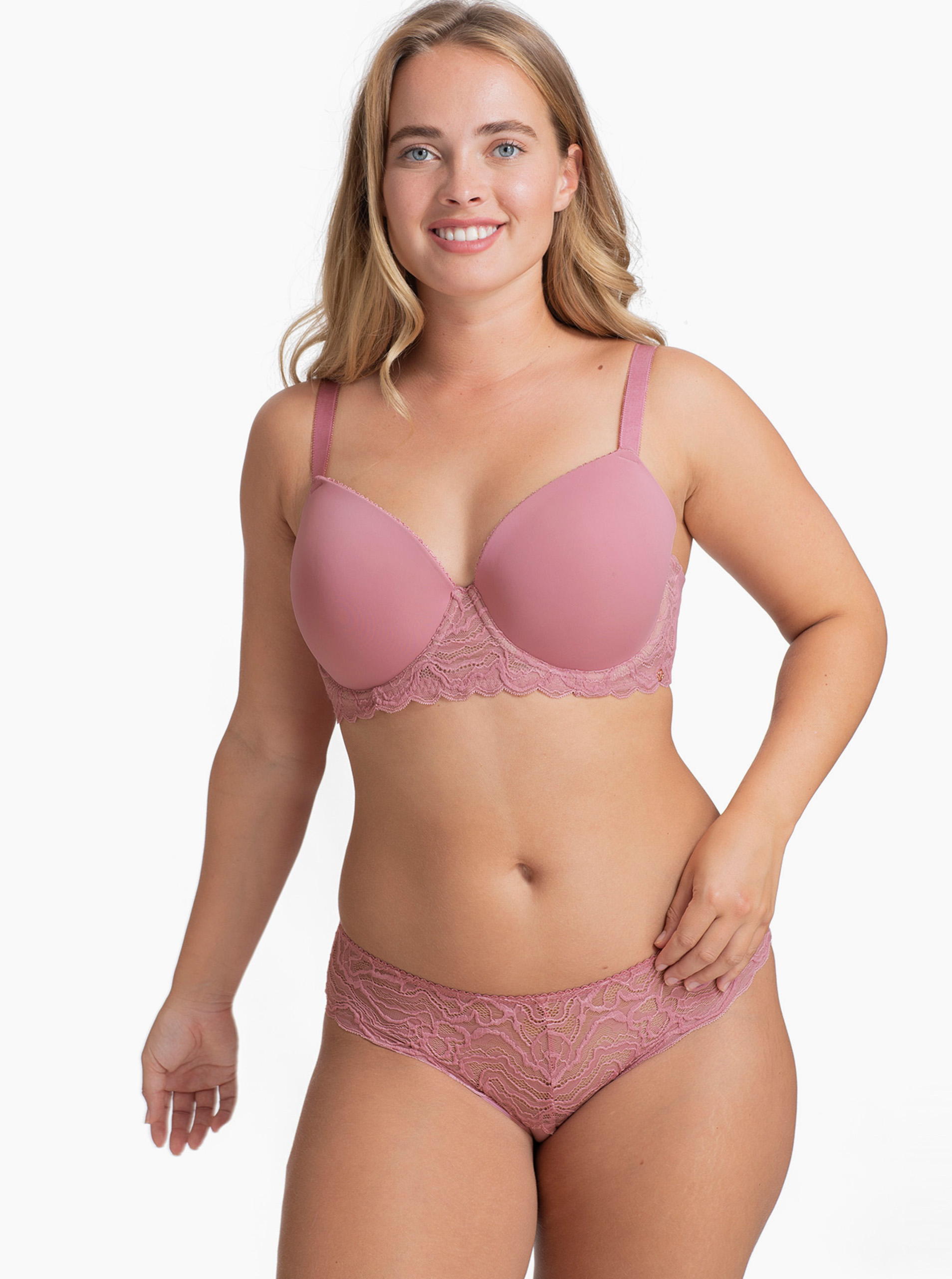 Pink Bra With Lace DORINA Eternal