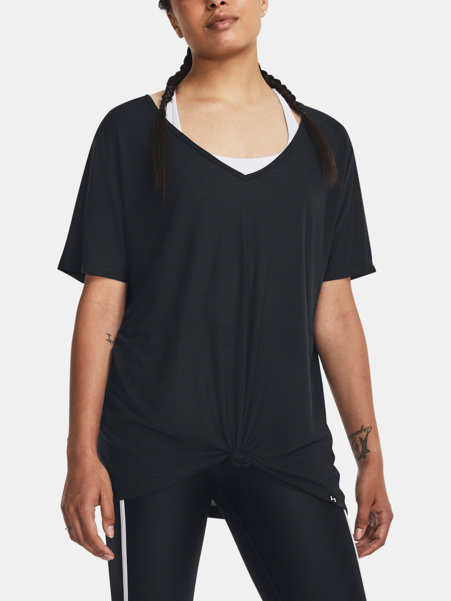 Černé dámské sportovní tričko Under Armour Completer