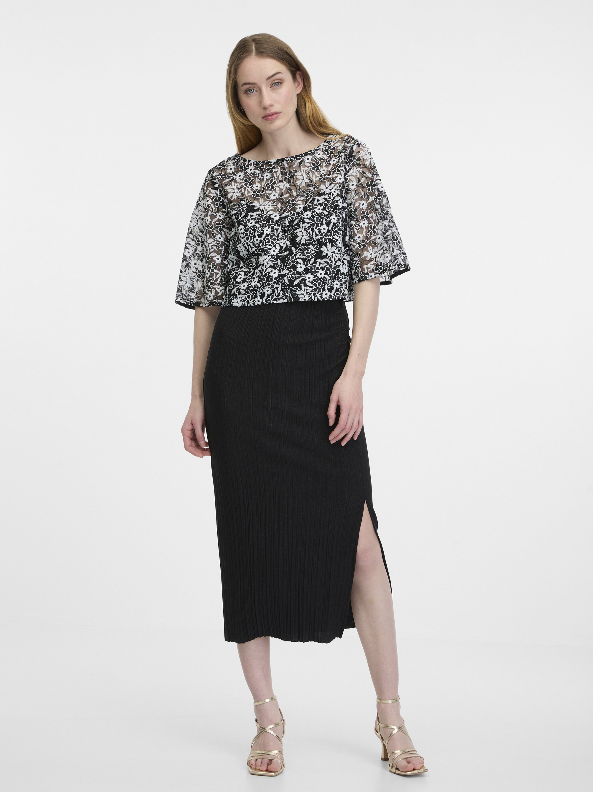 Black women's patterned blouse ORSAY