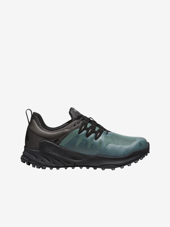 Čierne a petrolejové pánske Keen Zionic WP outdoor tenisky