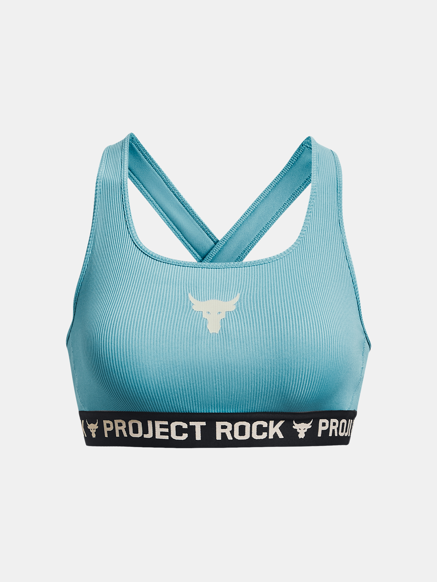 Bustiere pentru femei Under Armour - albastru deschis, negru, alb