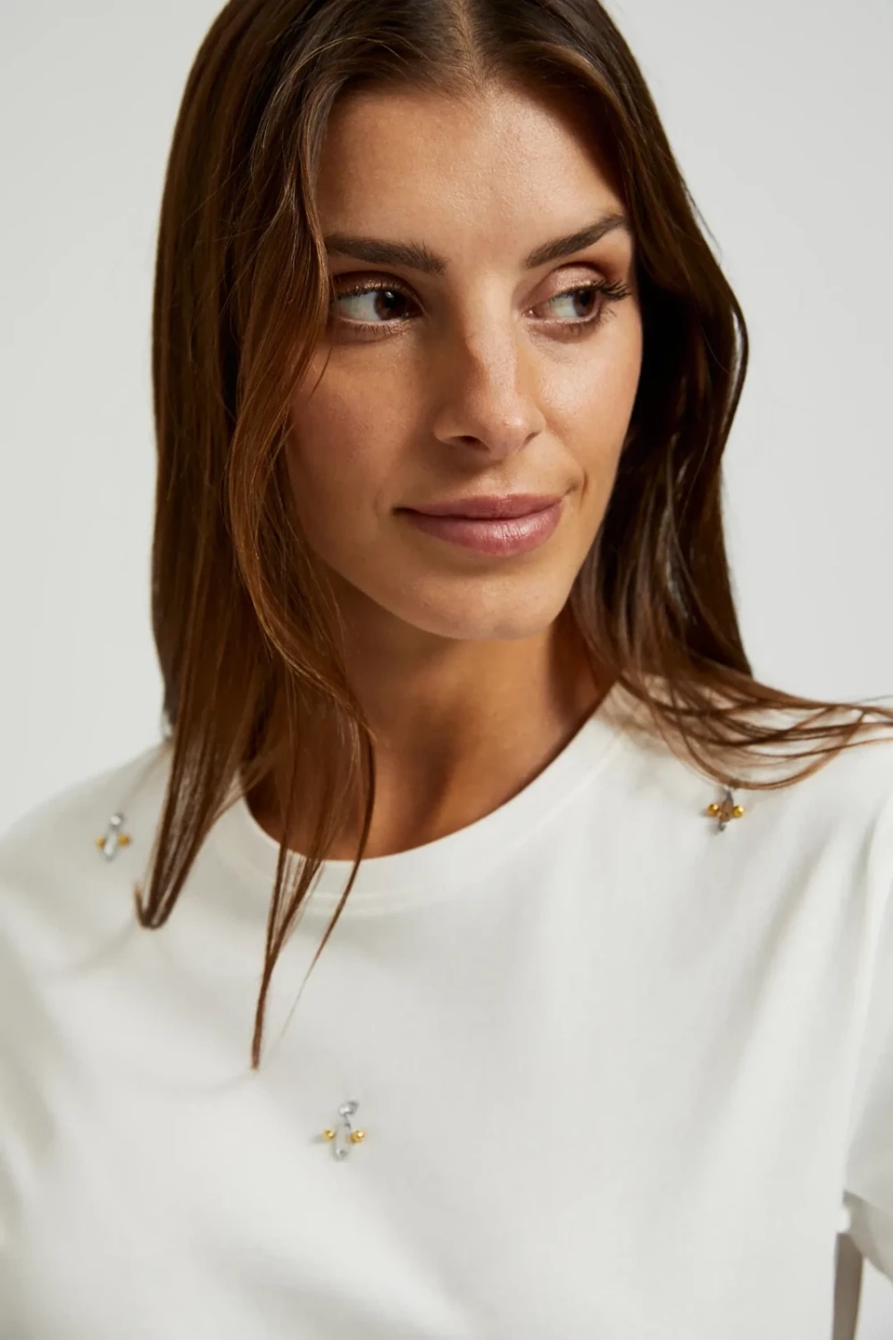 Marisse Women's Blouse Z-Ts-4538 Off White