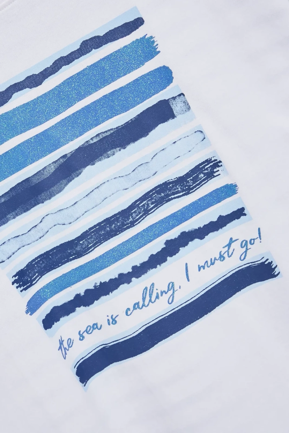 Women's T-shirt with MOODO print - white