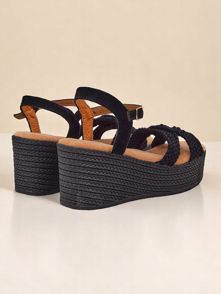 Resti Women's wedge sandals braided Sunny Day