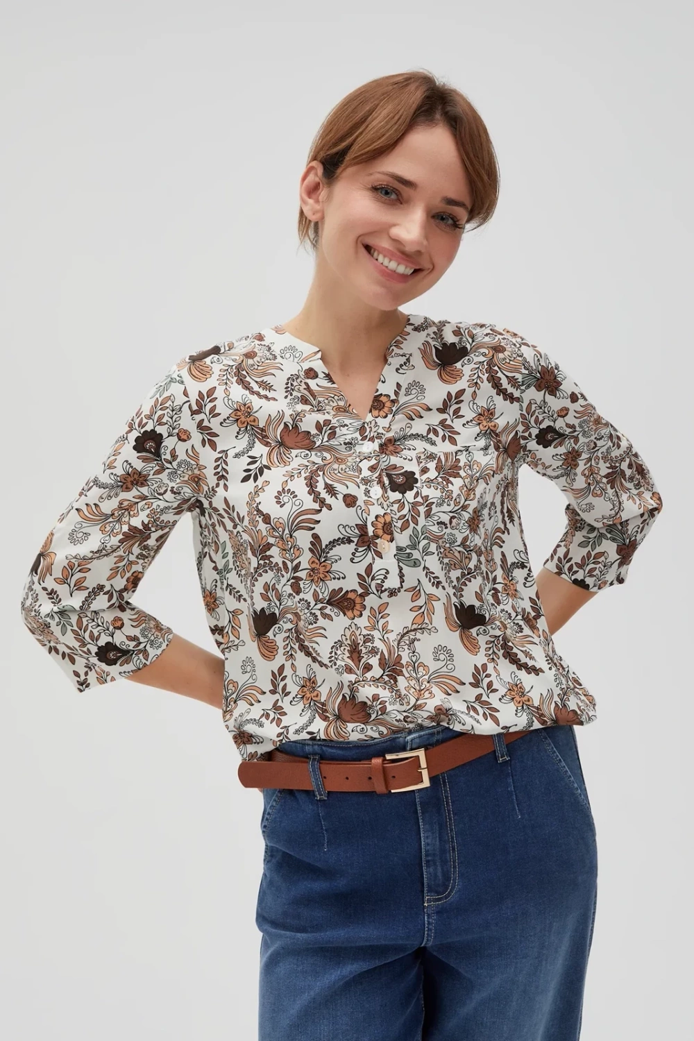 Marisse Women&#039;s Shirt L-Ko-4610 Beige
