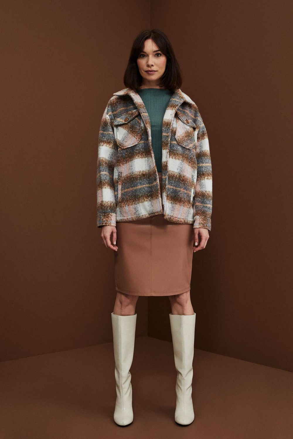 Fusta dama Moodo Brown