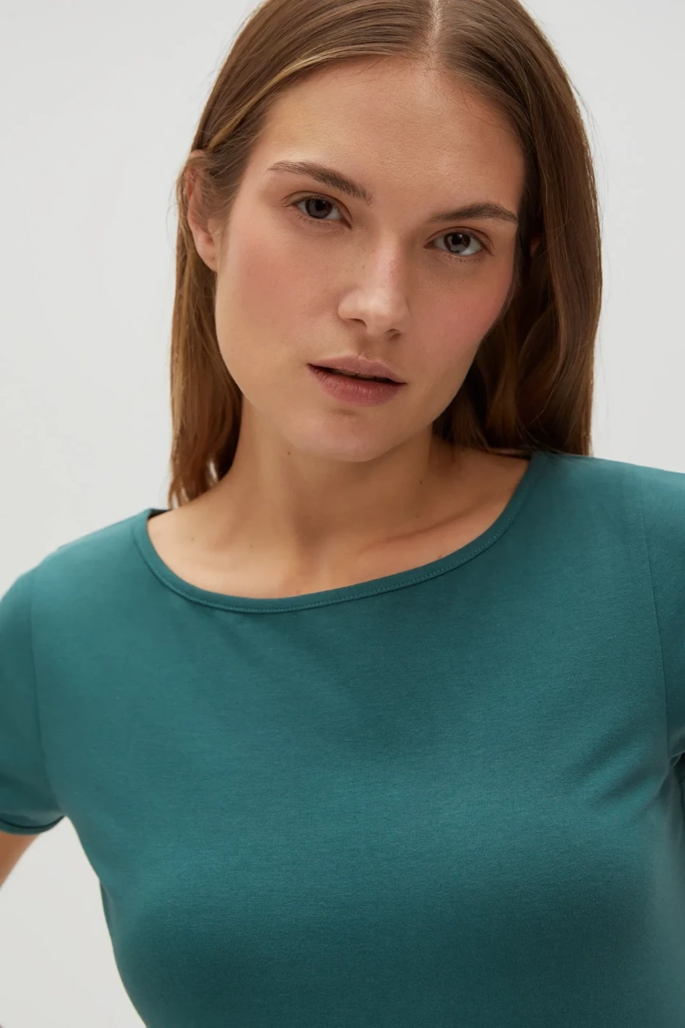 Marisse Women's T-Shirt L-Ts-4622 D.Green