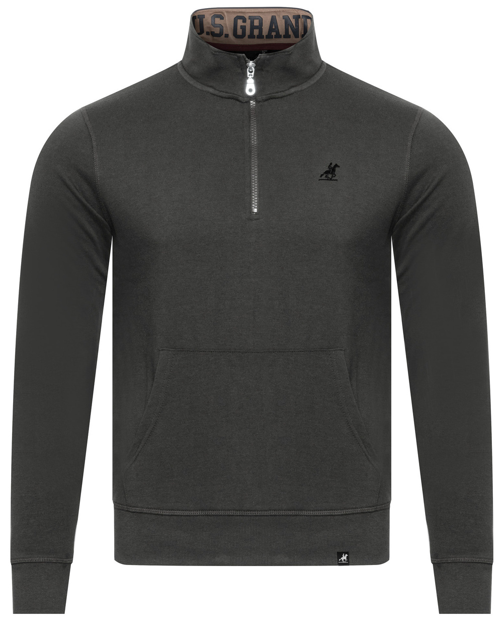 Мъжки суитшърт с половин цип, US Grand Polo