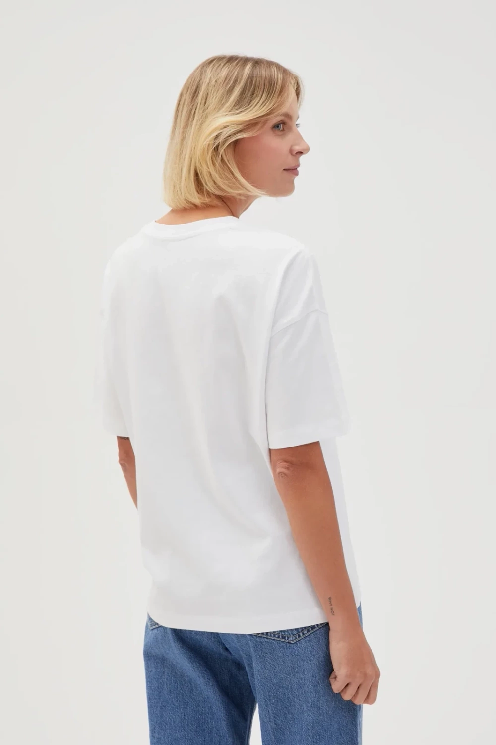 Marisse Women's T-Shirt L-Ts-4645 White