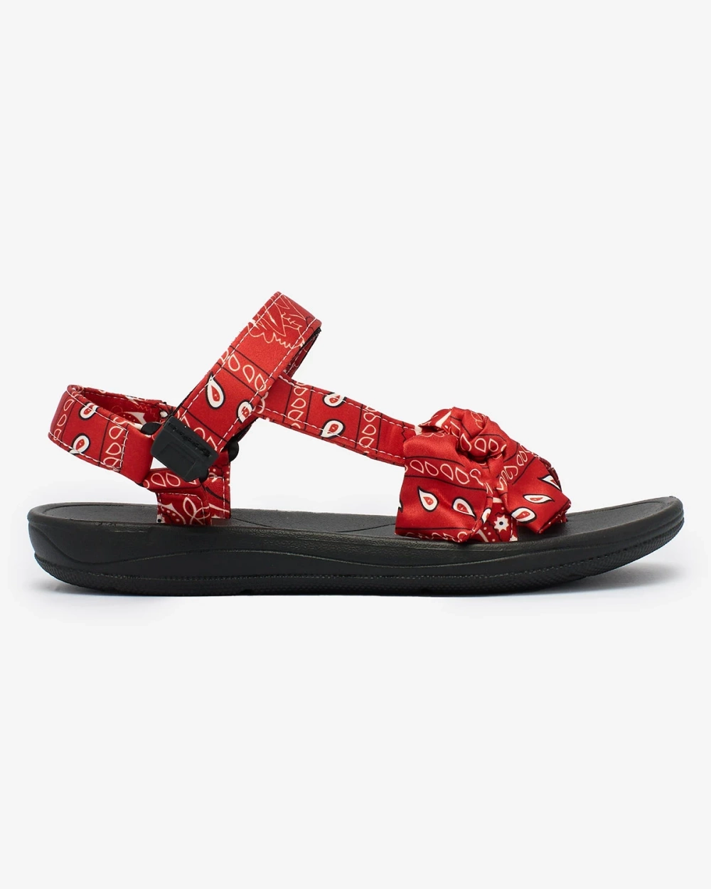 Resti Red women&#039;s sandals with bow Oyall