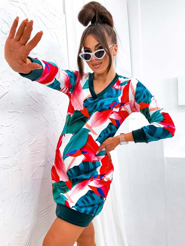 Resti Womens mini dress with original pattern