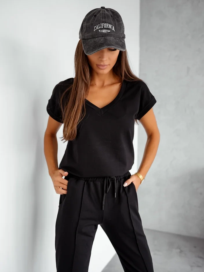 Resti Women&#039;s cotton casual set with short sleeves