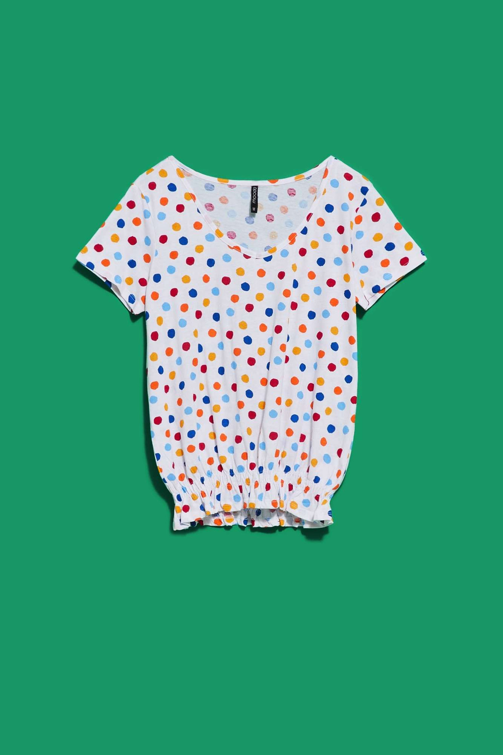 WOMEN'S T-SHIRT L-TS-4053 WHITE