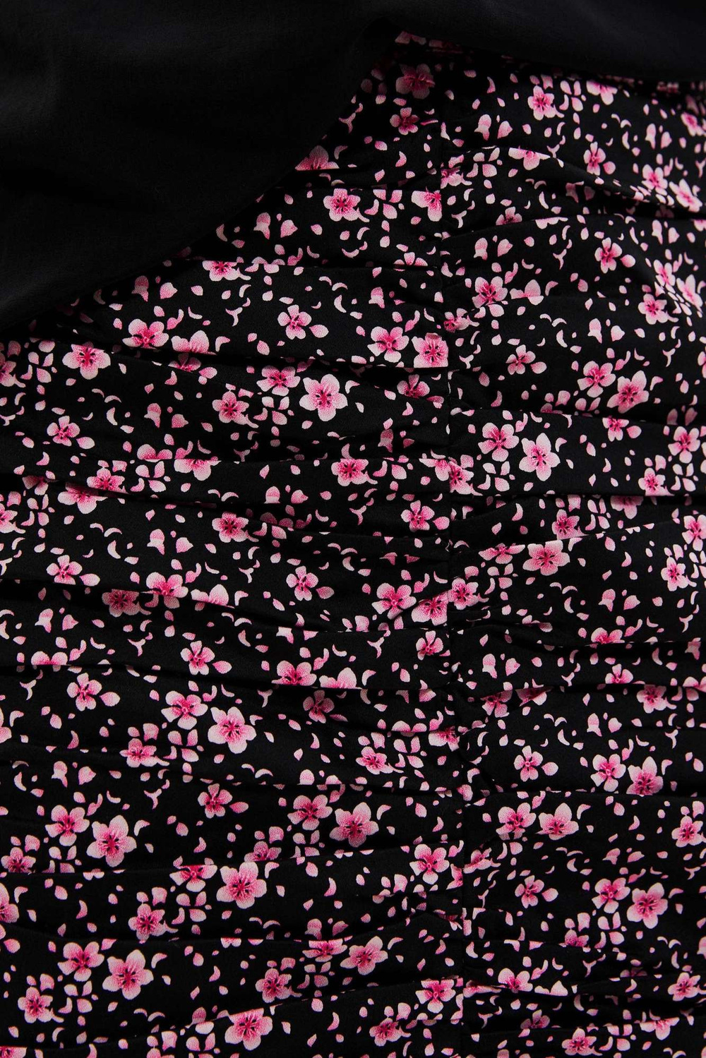 Marisse Floral Pencil Skirt L-Sc-3701 Black