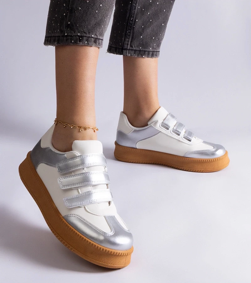 Gemre Adidași argintii cu scai Mena