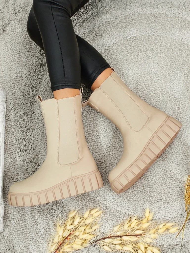 Resti Livora Eco-Leather High Ankle Boots for Women