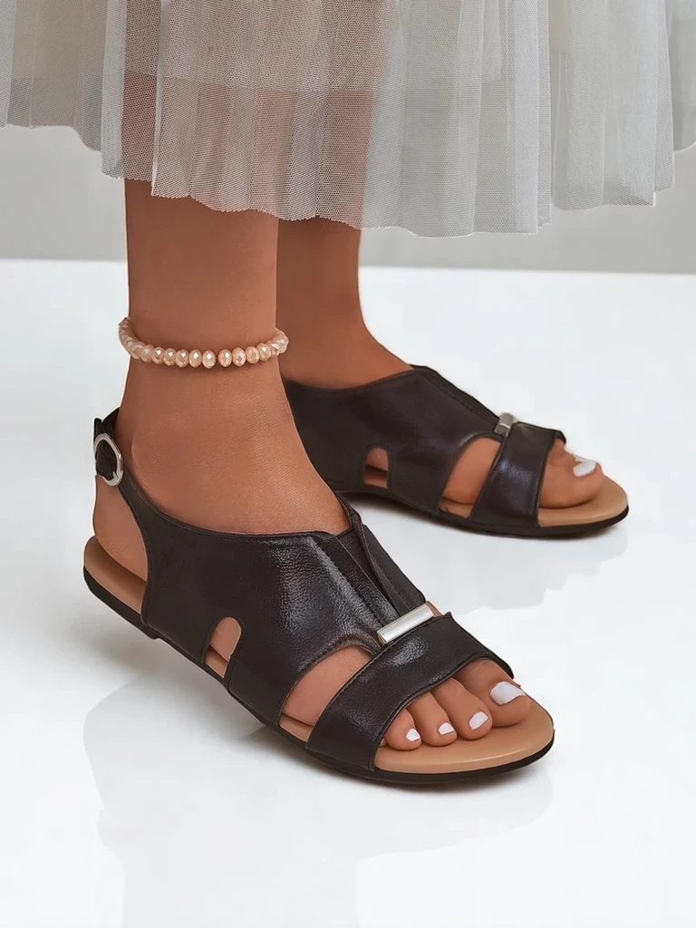 Resti Womens Flat Sole Comfort Sandals