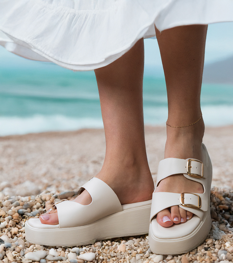 D/CEO Pink braided women&#039;s slides Ellinara
